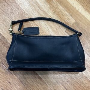 Coach Black Leather Shoulder Bag